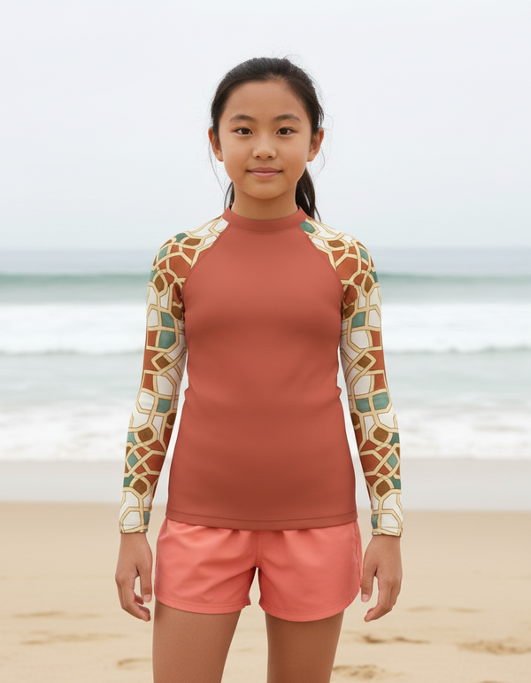 Youth Alhambra Patterns Rash Guard