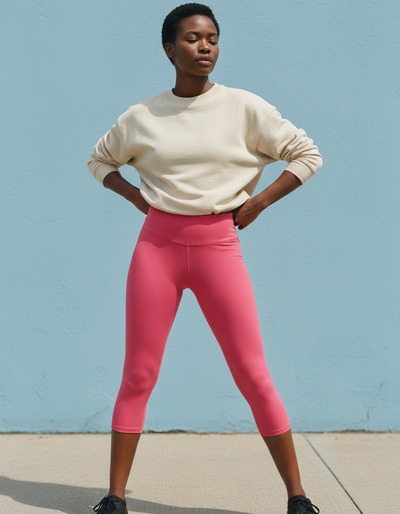 Hibiscus Capri Leggings capri leggings