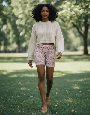 Women's Vibrant Seamless Patterns Short Shorts