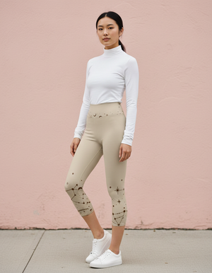 Angora Nimbus capri yoga leggings