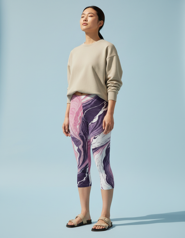 Veil capri leggings