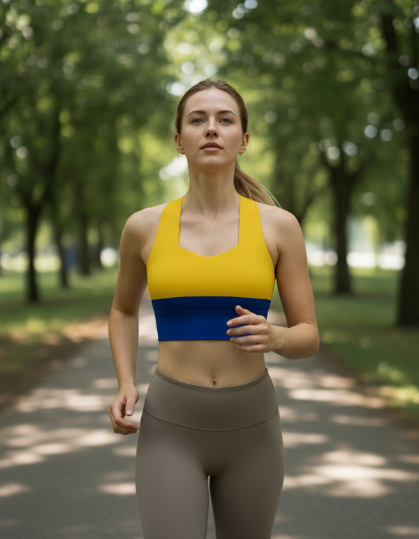 Colombian Collection longline sports bras