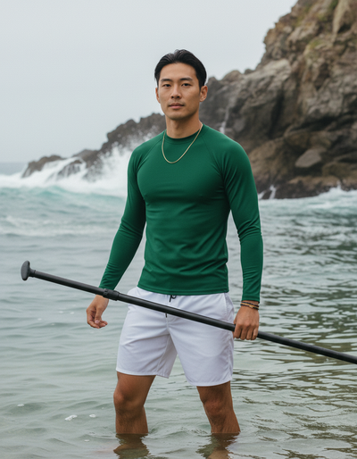 Men's Gucci Green rash guard