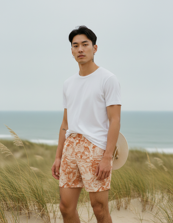 Men's Coastal Grandmother Swim Trunks