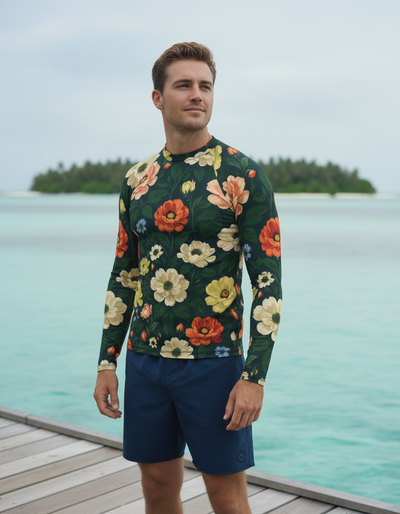 Men's Runway Emerald Elysium rash guard