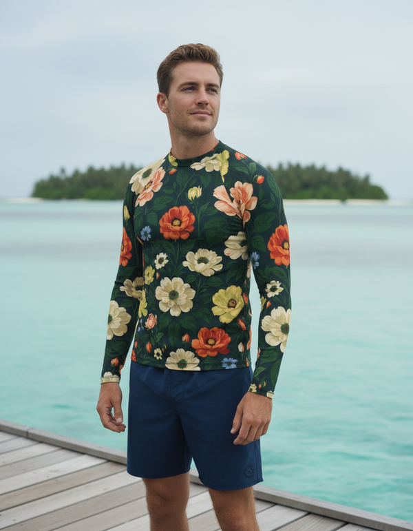 Rashguard in Runway Emerald Elysium