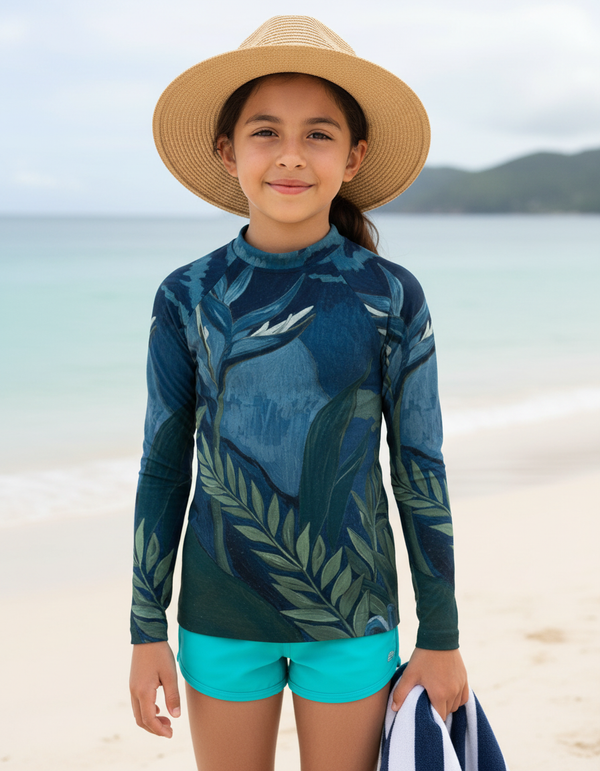 Kids Gauguin Tahiti Rash Guard