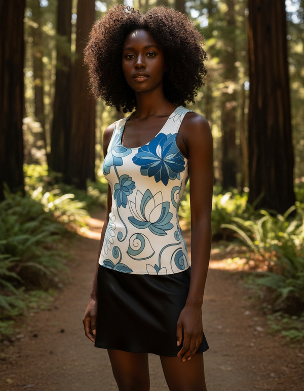 Women's Aqua tank tops