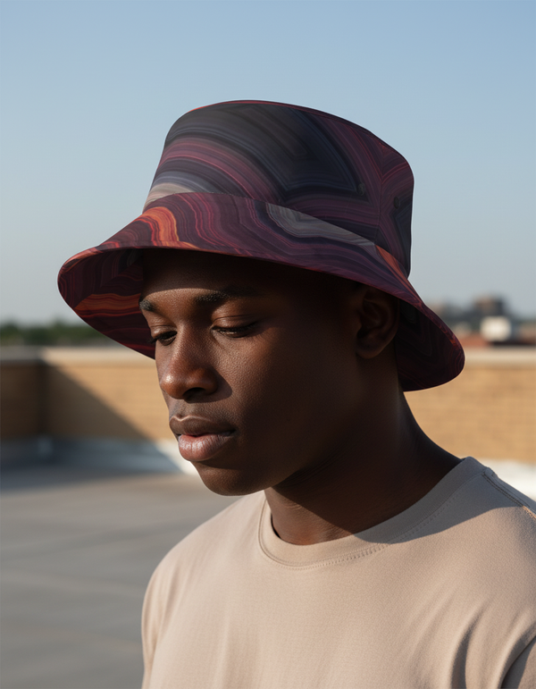 Riverbed Vein Bucket Hat