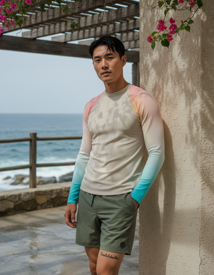 Men's Angora Prism men's short-sleeve rashguards