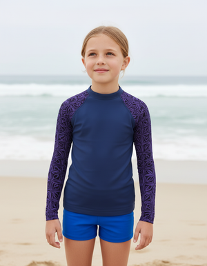 Rhodonite Chord Kids Rash Guard Kids Rash Guard — Dripper