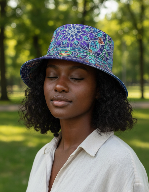Cosmic Harmony Sutra Bucket Hat