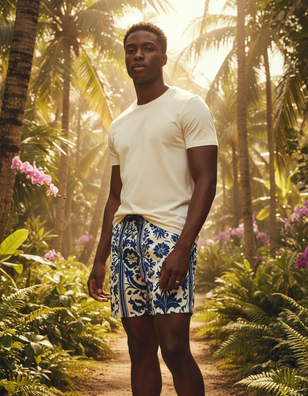 Azure Men's Swim Trunks bikini — Dripper