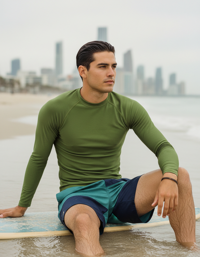 Men's Olive Drab rash guard