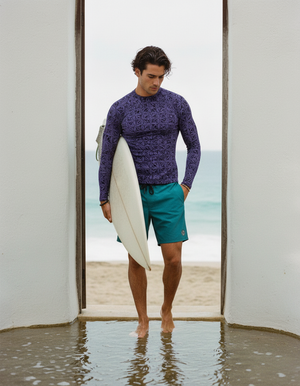 Men's Rhodonite Chord men's short-sleeve rashguards