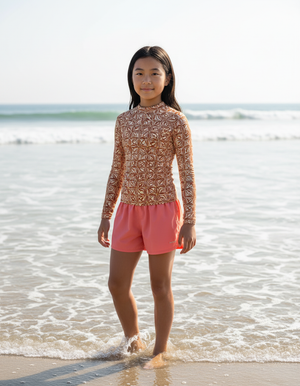 Coffee Bean Chord Youth Rash Guard Youth Rash Guard — Dripper