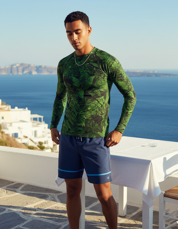 Verdant Rash Guard Men's Rashguard — Dripper