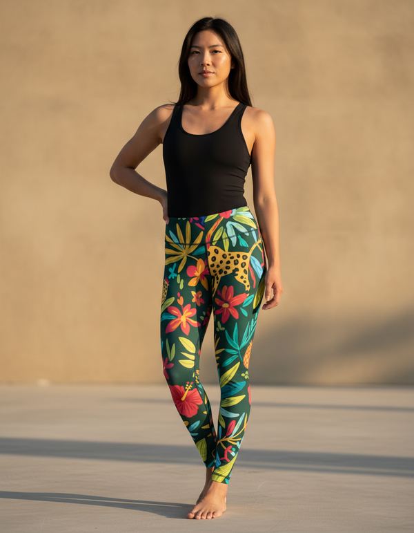 Women's Vibrant Seamless Patterns Leggings