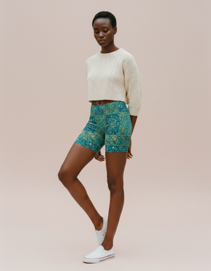 Women's Ottoman Tile Short Shorts