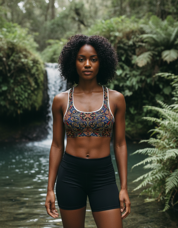 Qasr Longline Sports Bra Classic longline sports bras