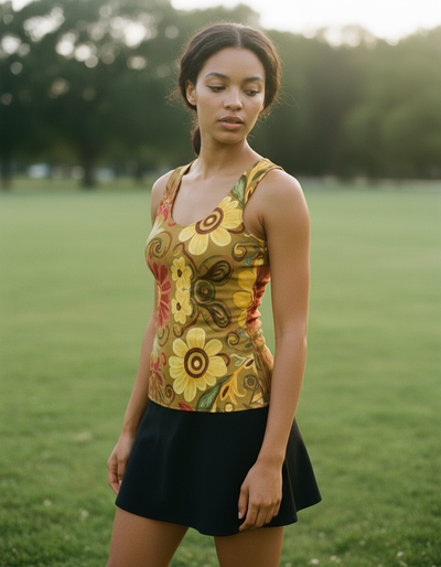 Women's Yellow Tula Tank Top tank top