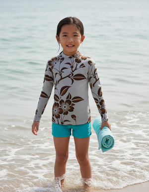 Kids Coffee Bean Fusion kids rashguards