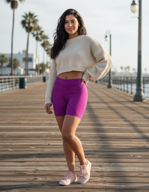 Electric Fuchsia Abyss Short Shorts Short Shorts — Dripper