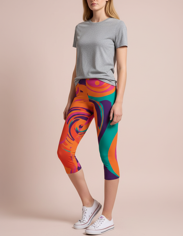 Vortex Capri Leggings Capri Leggings — Dripper