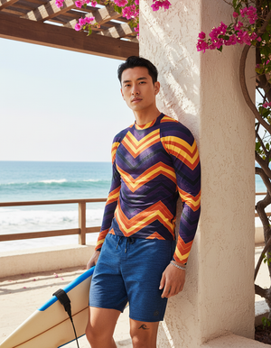 Men's Echo men's short-sleeve rashguards