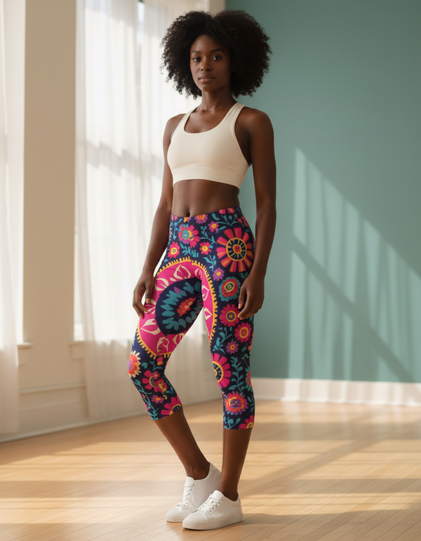 Zarif Capri Leggings Capri Leggings — Dripper