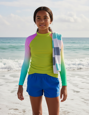 Acacia Prism Youth Rash Guard Youth Rash Guard — Dripper