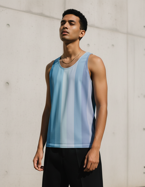 Men's Striped Patterns Tank Top