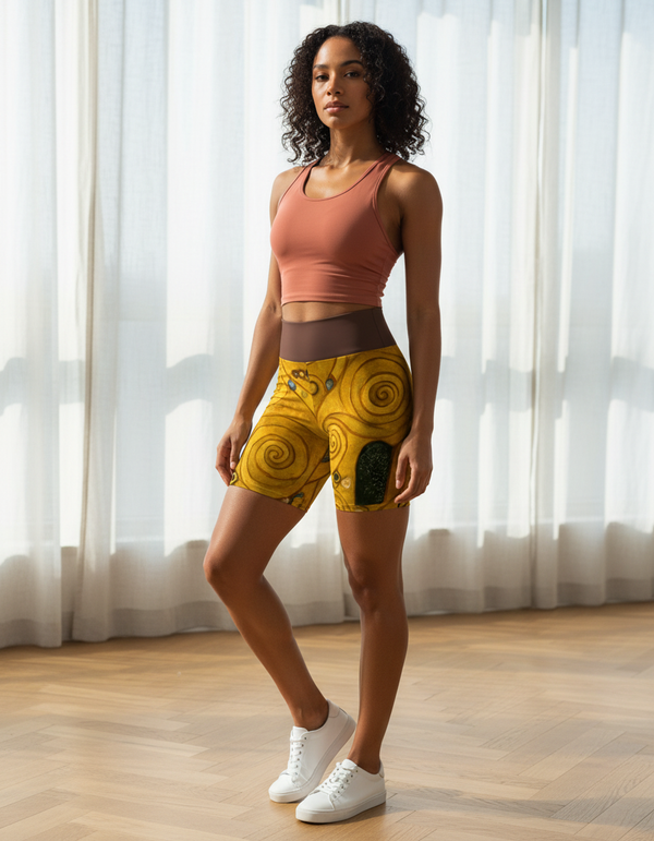 Klimt Collection yoga shorts