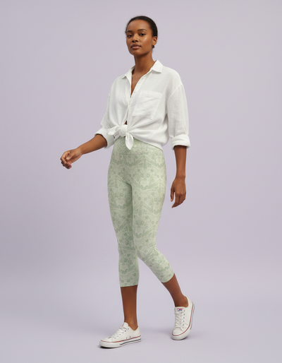 Jelly Mint Kumo Capri Yoga Leggings capri yoga leggings