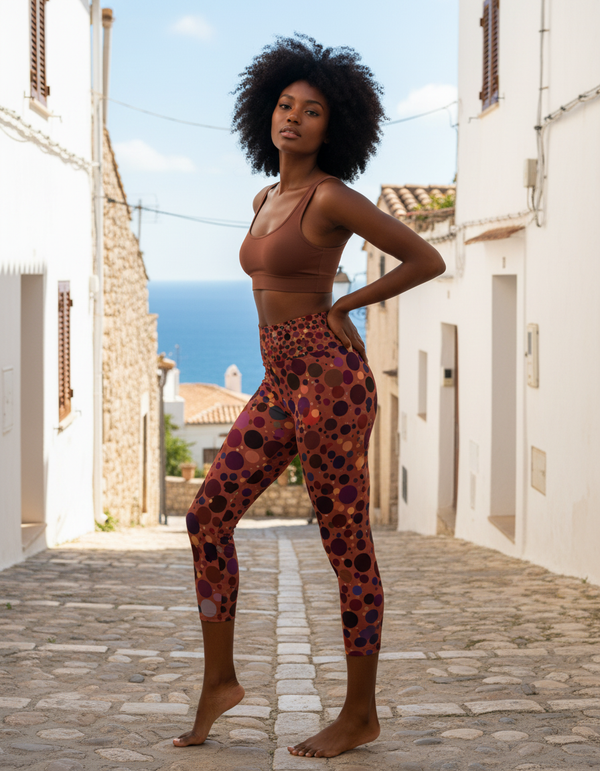 Dapple Capri Yoga Leggings bikini — Dripper