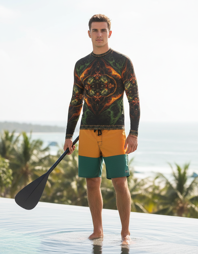 Men's Kaleido rash guard