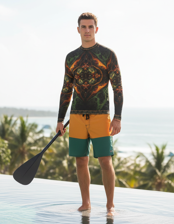 Vibrant Fusion Kaleido Rashguard