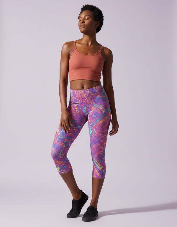 Neon Capri Leggings bikini — Dripper
