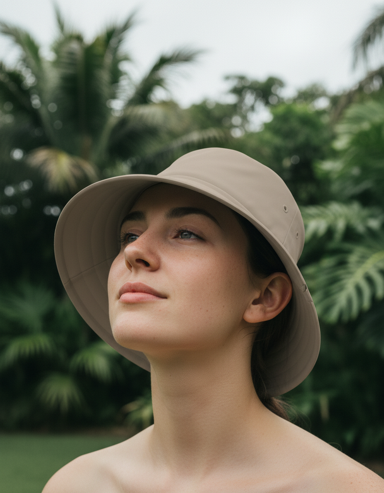 Cool Taupe Bucket Hat Bucket Hat — Dripper