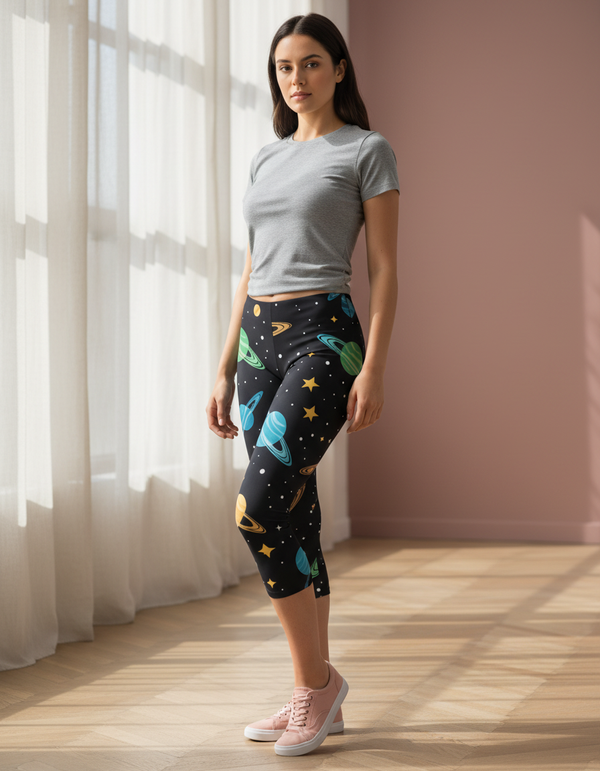 Tempel Capri Leggings Capri Leggings — Dripper