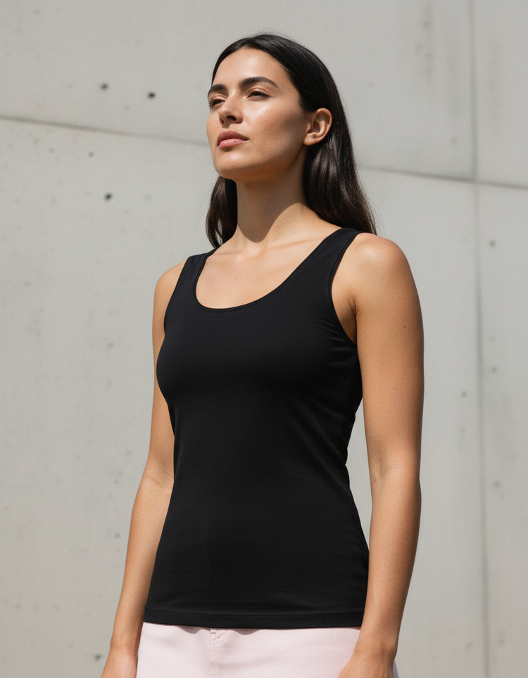 Void Black Tank Top Women's Tank Top — Dripper