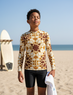 Youth Coffee Bean Albaicín youth rashguards