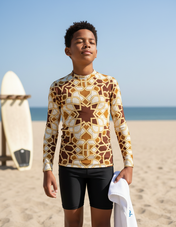 Youth Alhambra Patterns Rash Guard