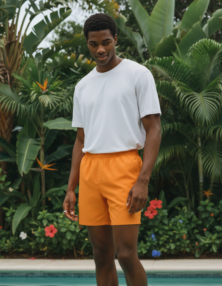 Clementine Men's Swim Trunks Men's Swim Trunks — Dripper