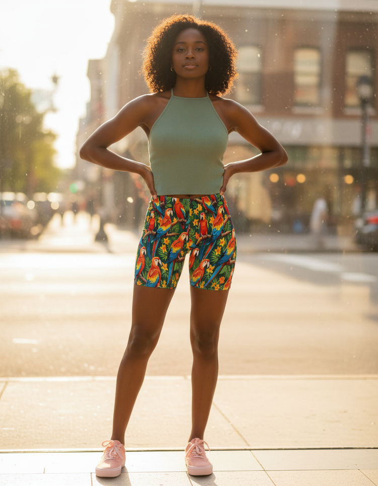 Women's Parrot Short Shorts