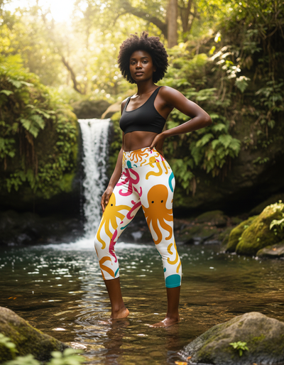 Orchid Capri Yoga Leggings capri yoga leggings