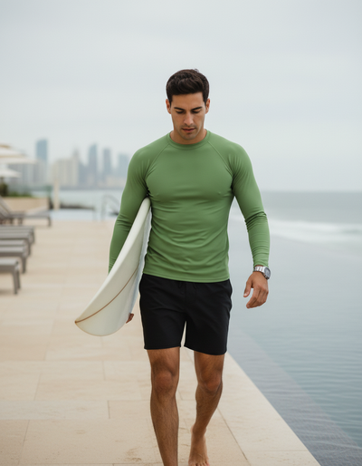 Men's Asparagus rash guard