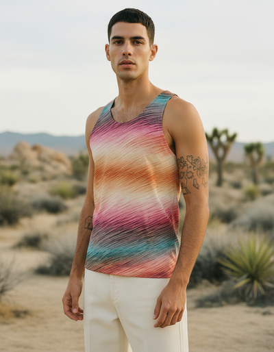 Men's Amaranth Prism Tank Top tank top