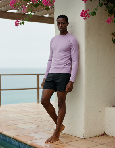 Men's Lilac rash guard