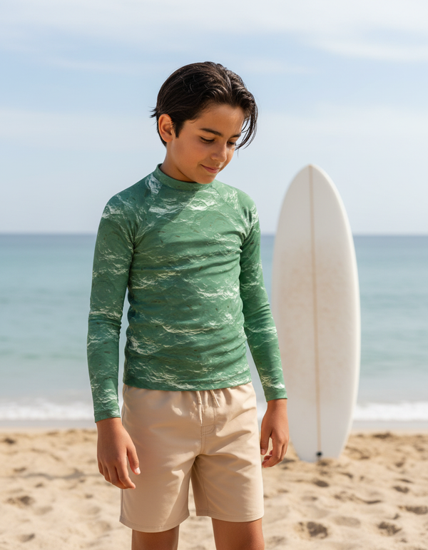 Youth Obsidian Rash Guard